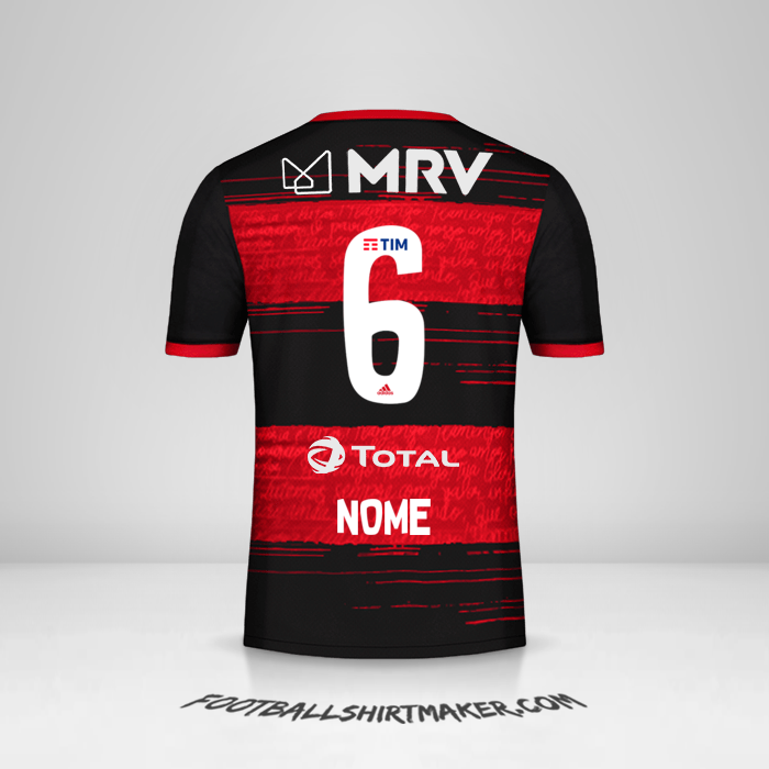 Camisa Flamengo 2020 -  nome - 6