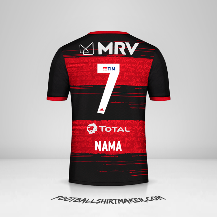 Jersey Flamengo 2020 -  nama - 7