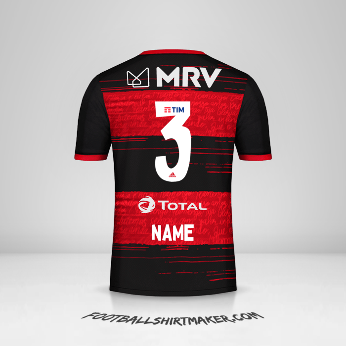 Jersey Flamengo 2020 -  name - 3