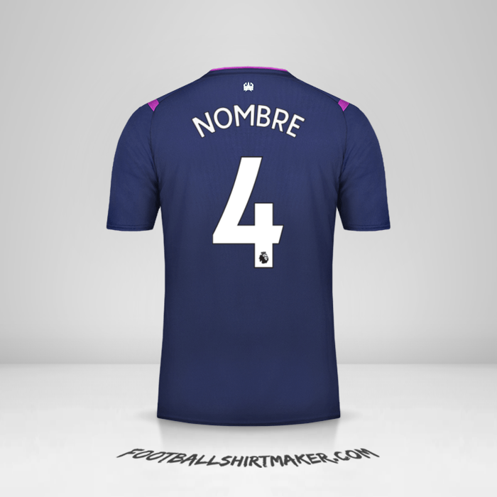 Jersey West Ham United FC 2019/20 Tercera -  nombre - 4