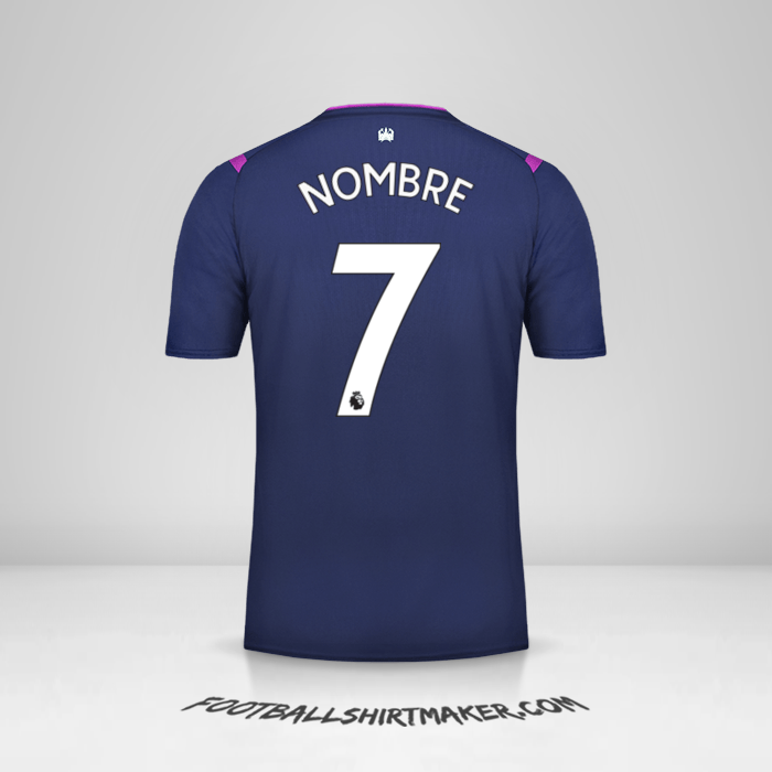 Jersey West Ham United FC 2019/20 Tercera -  nombre - 7