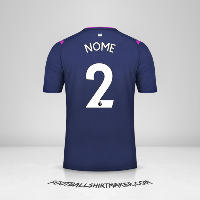 Maglia West Ham United FC 2019/20 Terza -  nome - 2