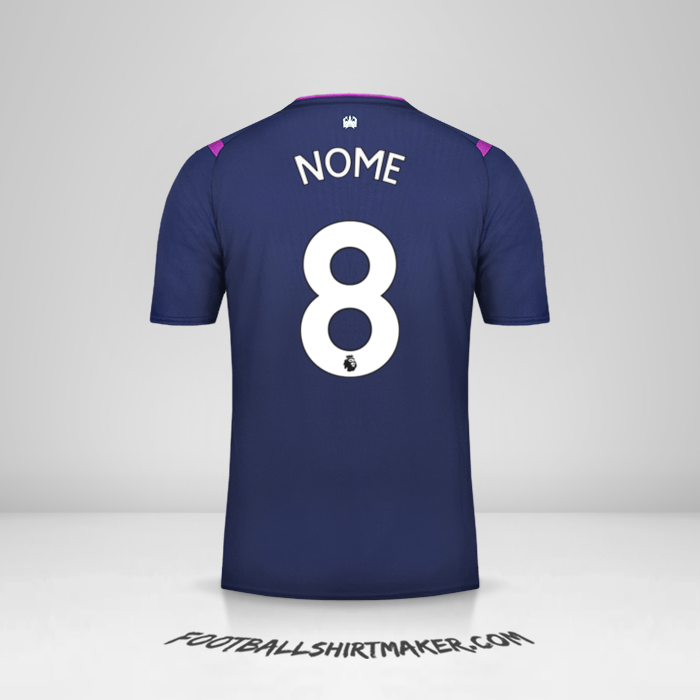 Camisa West Ham United FC 2019/20 Terceira -  nome - 8