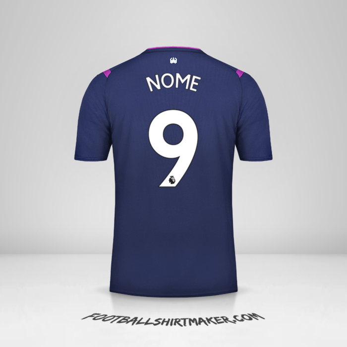 Camisola West Ham United FC 2019/20 Terceira -  nome - 9