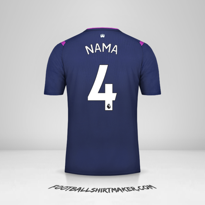 Jersey West Ham United FC 2019/20 Ketiga -  nama - 4