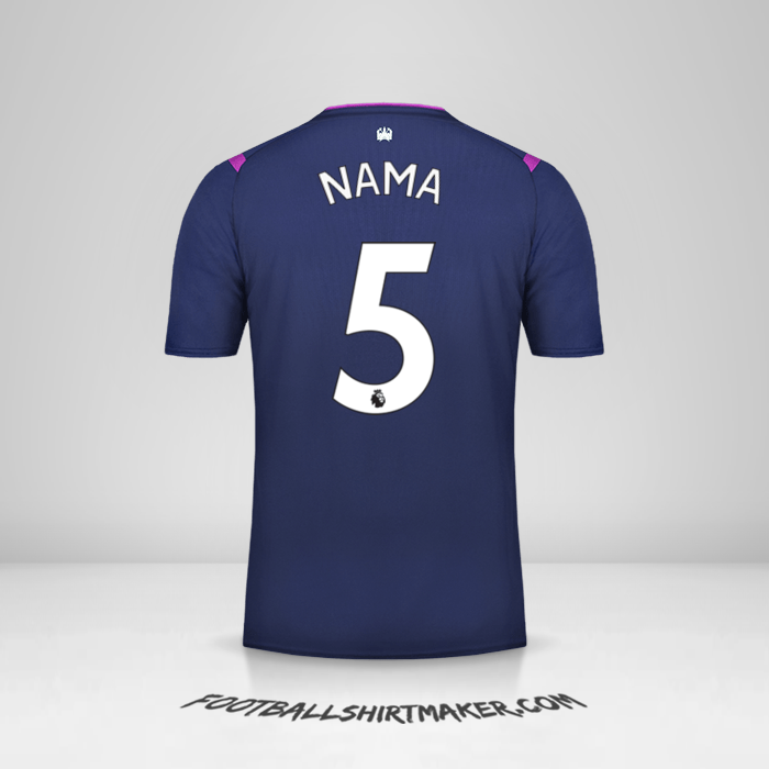 Jersey West Ham United FC 2019/20 Ketiga -  nama - 5