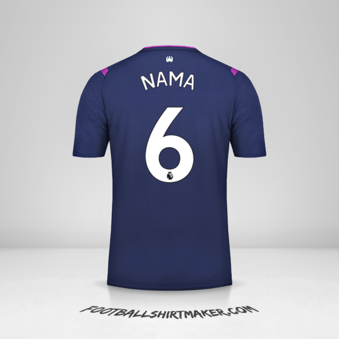 Jersey West Ham United FC 2019/20 Ketiga -  nama - 6