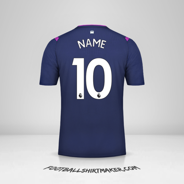 Trikot West Ham United FC 2019/20 Dritte -  name - 10