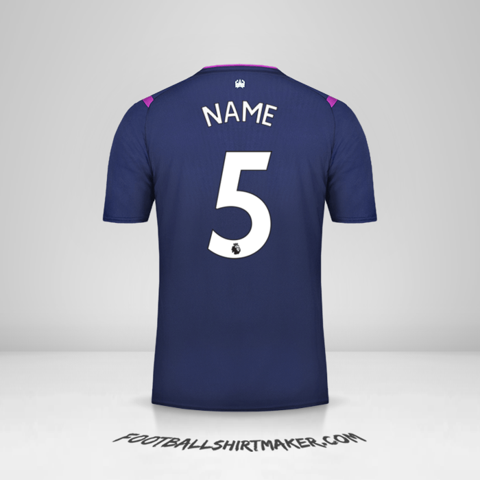 Shirt West Ham United FC 2019/20 Third -  name - 5