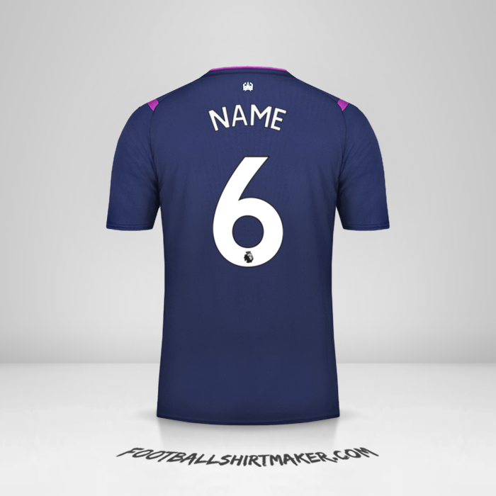 Trikot West Ham United FC 2019/20 Dritte -  name - 6