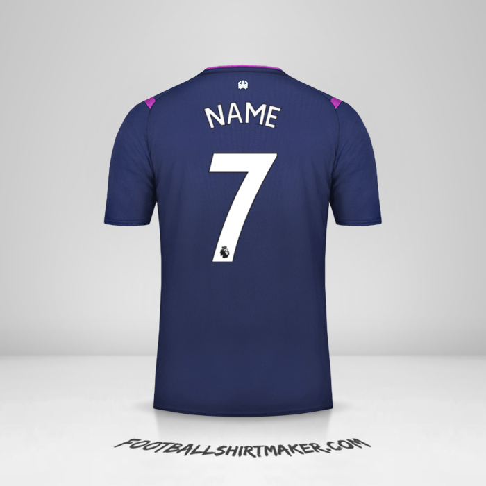 Trikot West Ham United FC 2019/20 Dritte -  name - 7