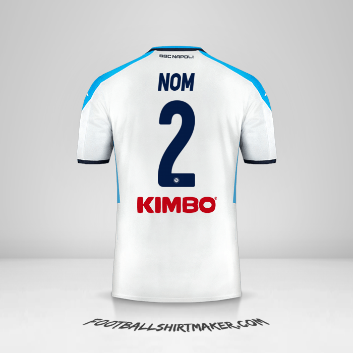 Maillot SSC Napoli 2019/20 Troisième -  nom - 2
