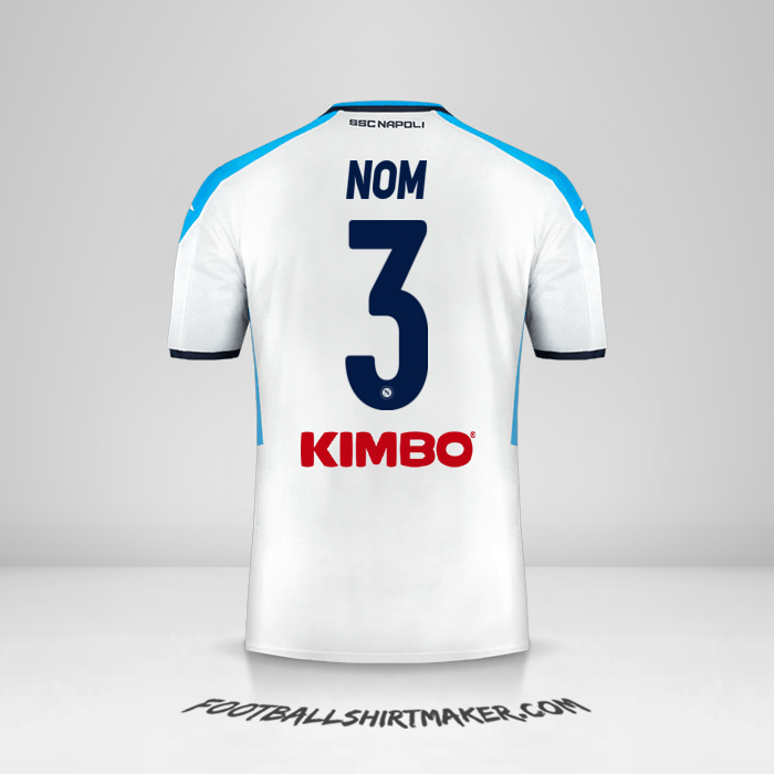Maillot SSC Napoli 2019/20 Troisième -  nom - 3