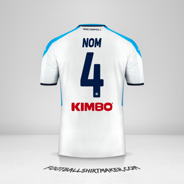 Maillot SSC Napoli 2019/20 Troisième -  nom - 4