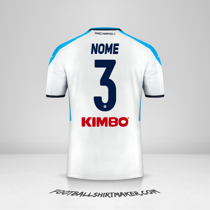 Camisa SSC Napoli 2019/20 Terceira -  nome - 3