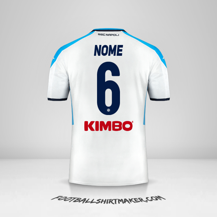 Camisa SSC Napoli 2019/20 Terceira -  nome - 6