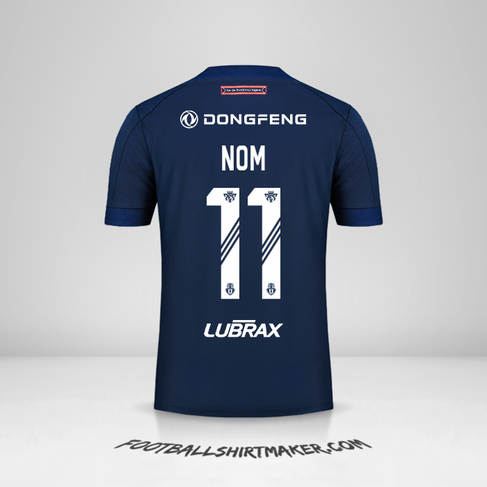Maillot Universidad de Chile 2020 -  nom - 11