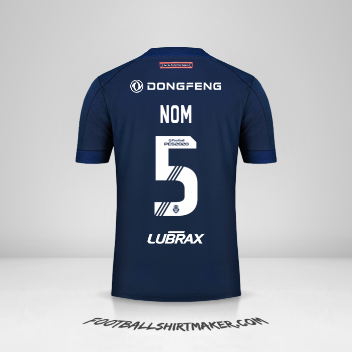 Maillot Universidad de Chile 2020 -  nom - 5