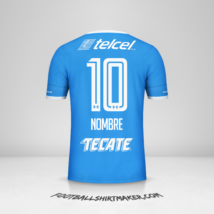 Jersey Cruz Azul 2016/17 -  nombre - 10