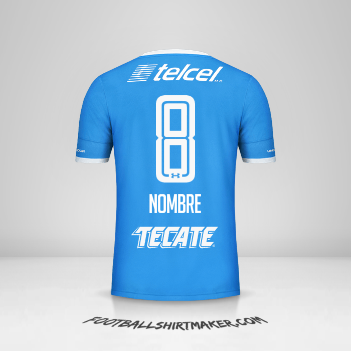 Jersey Cruz Azul 2016/17 -  nombre - 8