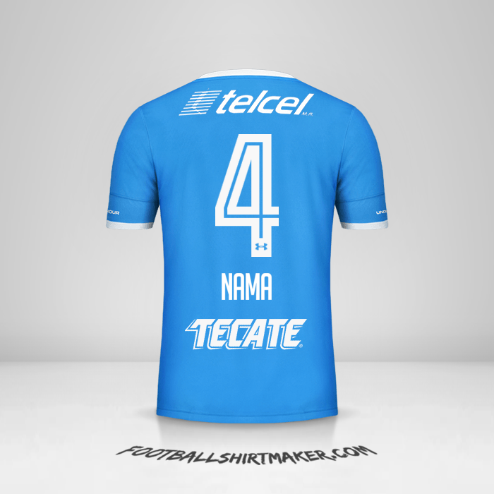 Jersey Cruz Azul 2016/17 -  nama - 4