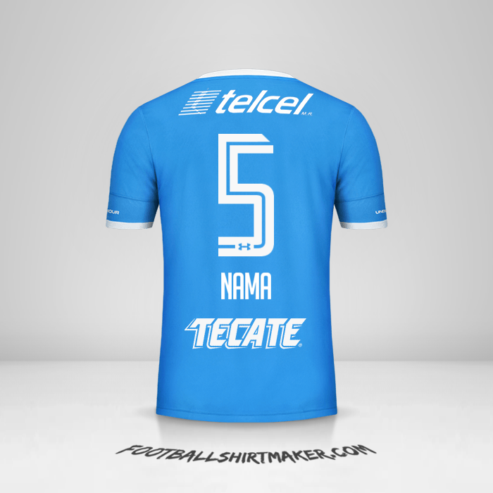 Jersey Cruz Azul 2016/17 -  nama - 5