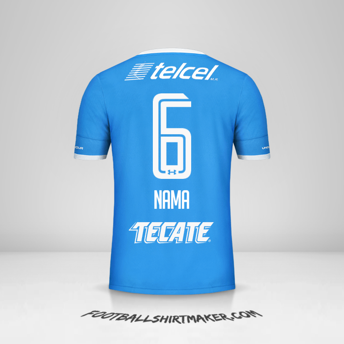 Jersey Cruz Azul 2016/17 -  nama - 6