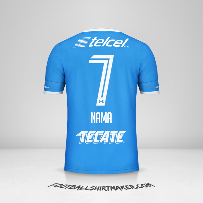 Jersey Cruz Azul 2016/17 -  nama - 7
