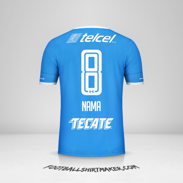 Jersey Cruz Azul 2016/17 -  nama - 8