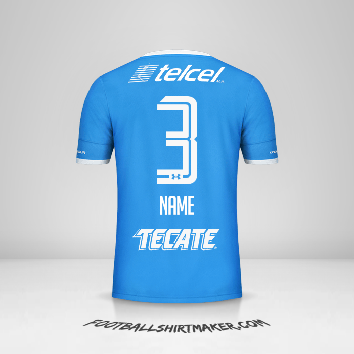 Shirt Cruz Azul 2016/17 -  name - 3