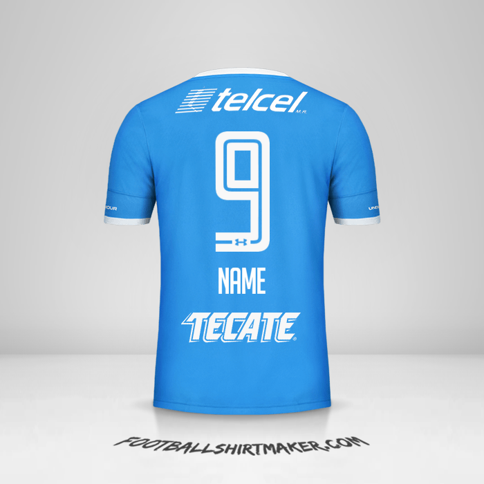 Jersey Cruz Azul 2016/17 -  name - 9