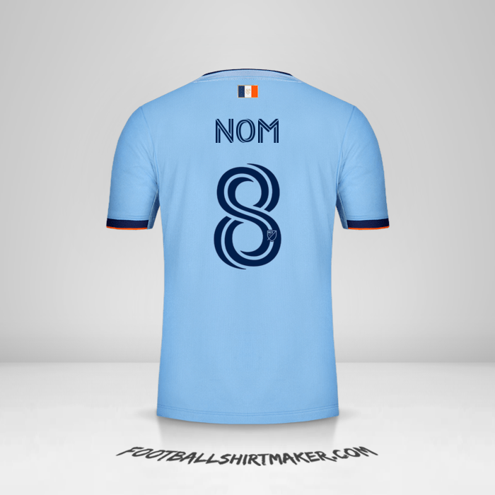 Maillot New York City FC 2020 -  nom - 8