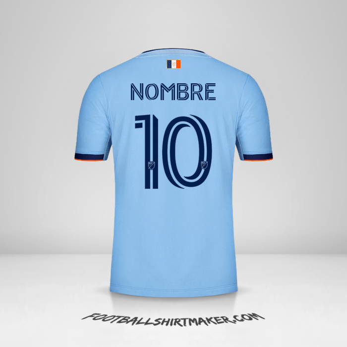 Jersey New York City FC 2020 -  nombre - 10
