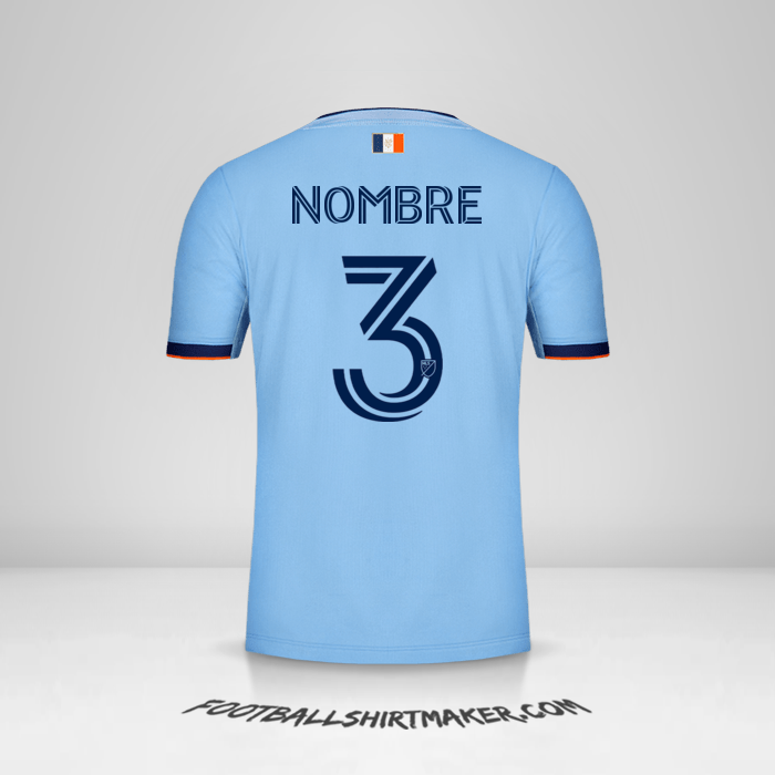 Jersey New York City FC 2020 -  nombre - 3