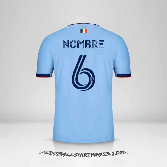 Jersey New York City FC 2020 -  nombre - 6