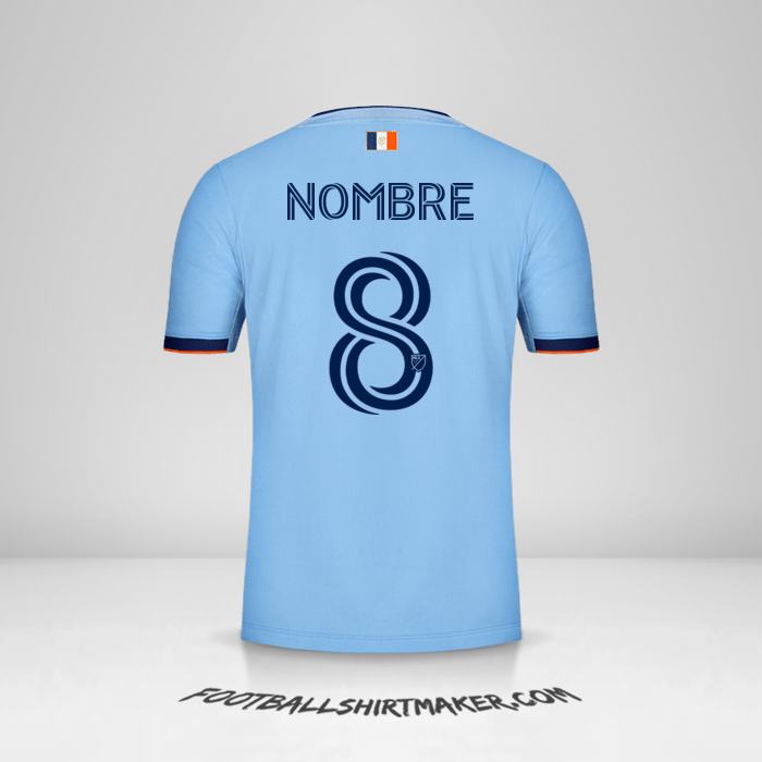 Jersey New York City FC 2020 -  nombre - 8