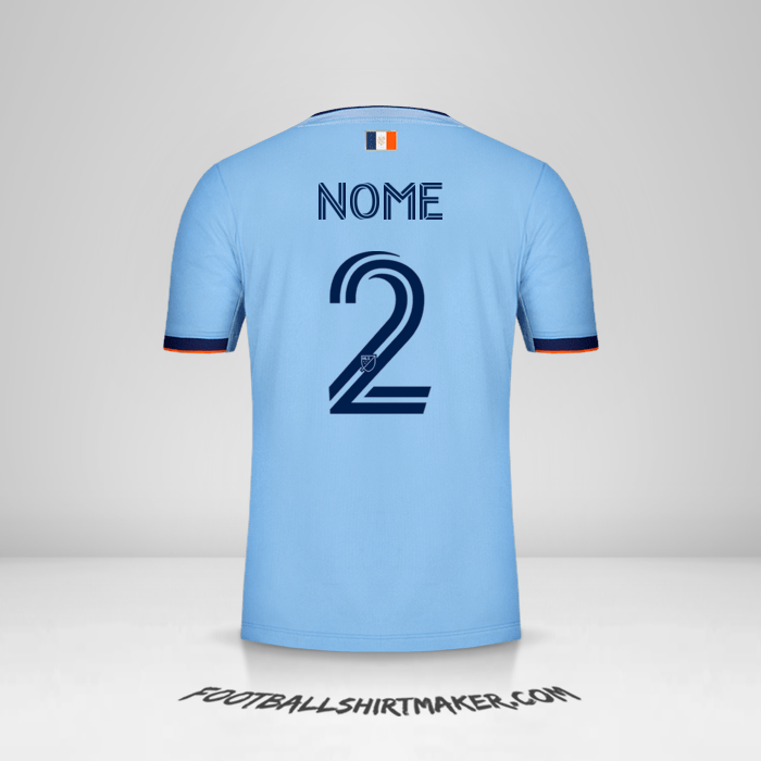 Camisola New York City FC 2020 -  nome - 2