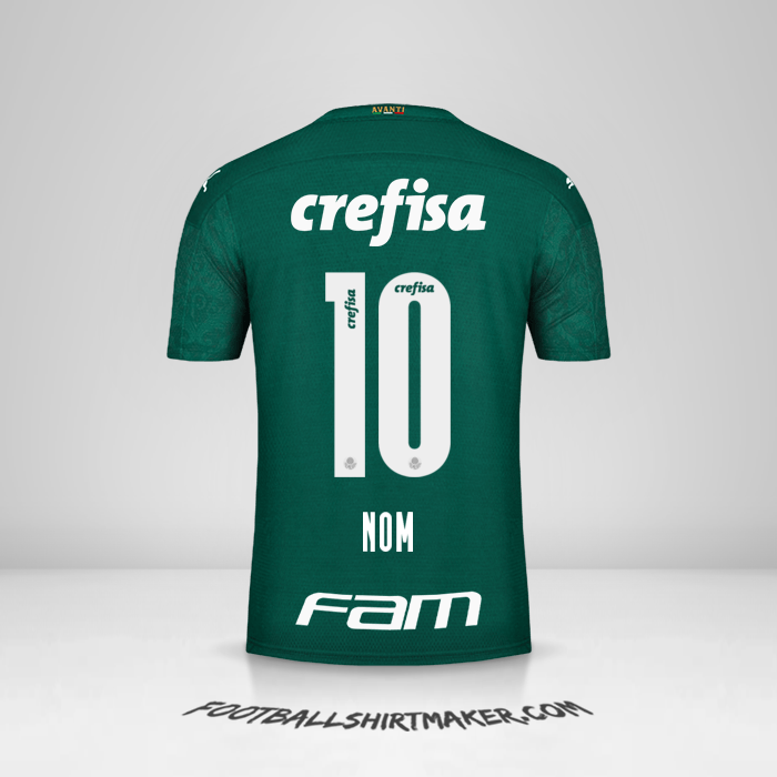 Maillot Palmeiras 2020 -  nom - 10