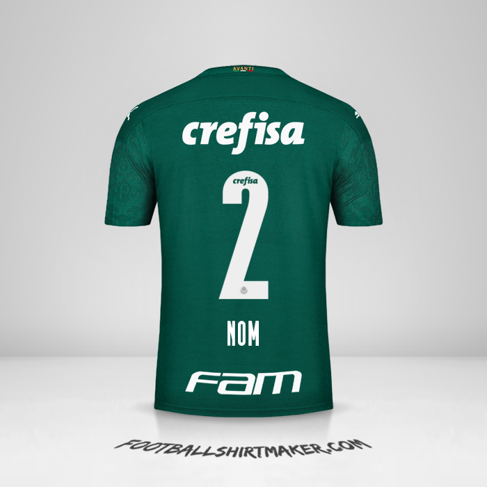 Maillot Palmeiras 2020 -  nom - 2