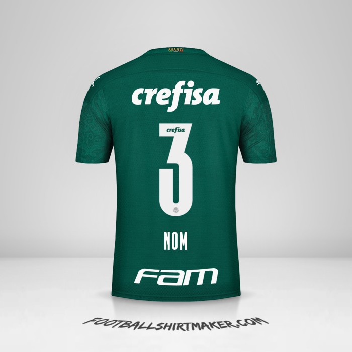 Maillot Palmeiras 2020 -  nom - 3