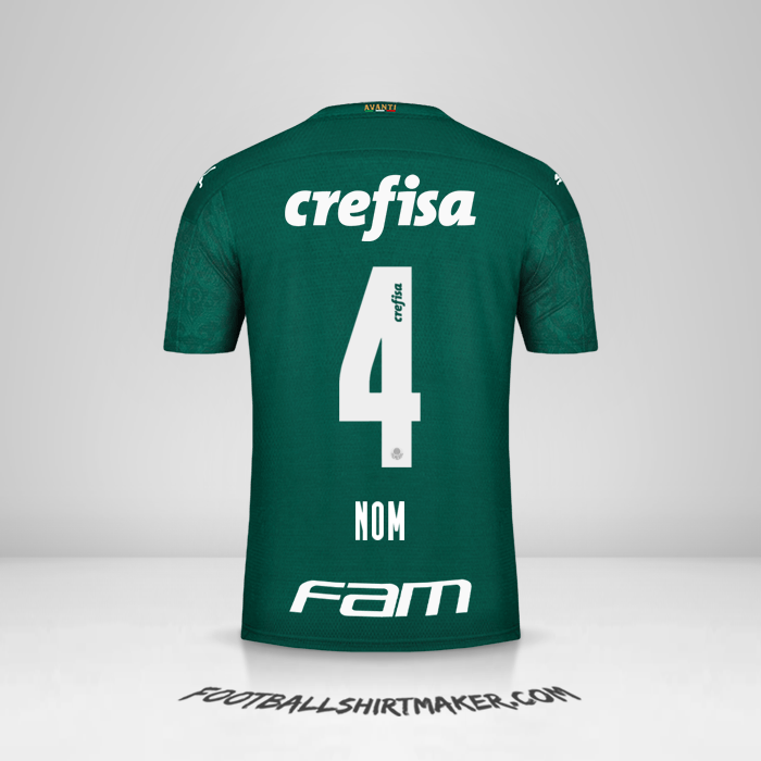 Maillot Palmeiras 2020 -  nom - 4