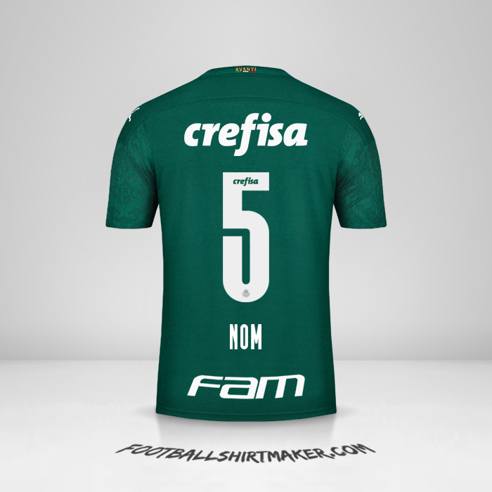 Maillot Palmeiras 2020 -  nom - 5