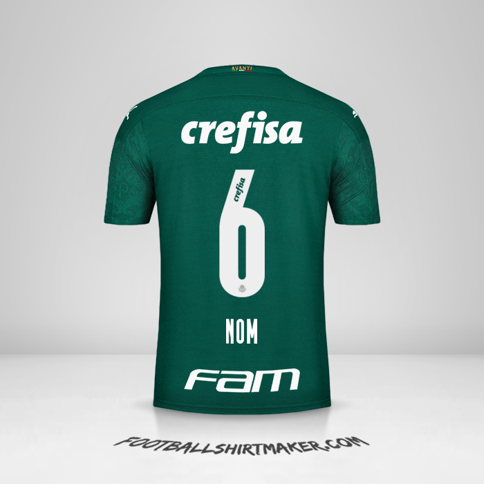 Maillot Palmeiras 2020 -  nom - 6