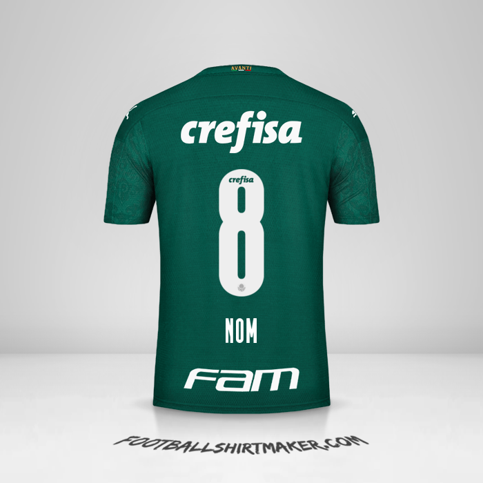 Maillot Palmeiras 2020 -  nom - 8