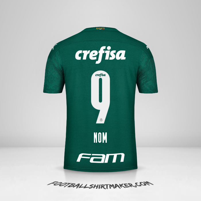 Maillot Palmeiras 2020 -  nom - 9