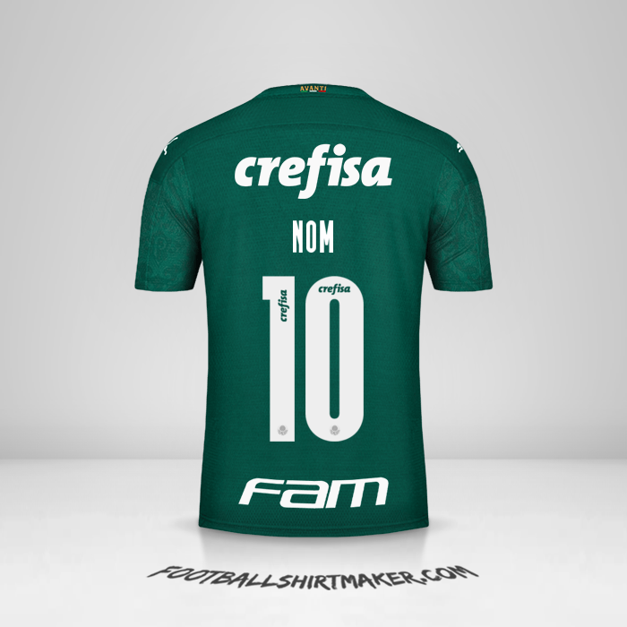 Maillot Palmeiras Libertadores 2020 -  nom - 10