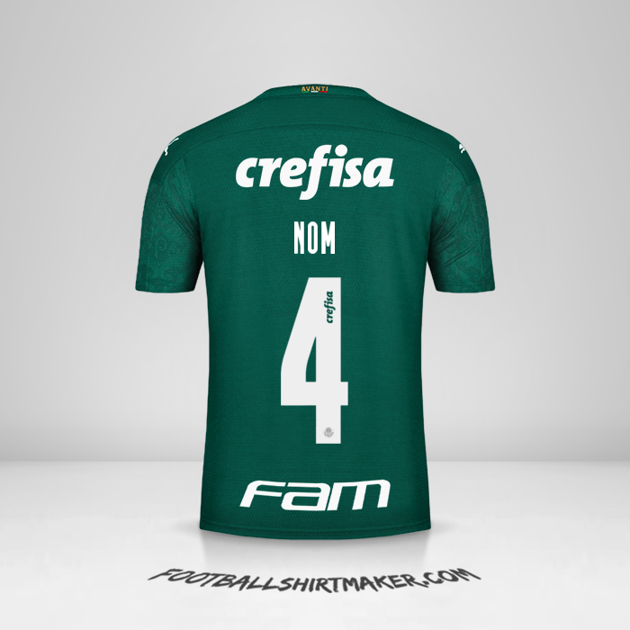 Maillot Palmeiras Libertadores 2020 -  nom - 4