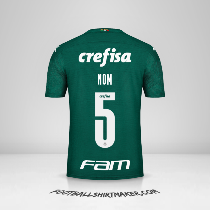 Maillot Palmeiras Libertadores 2020 -  nom - 5