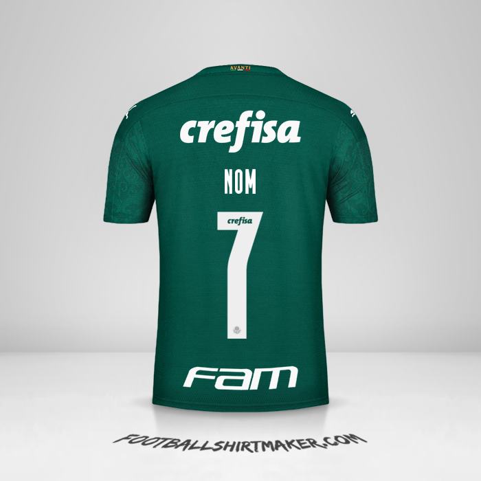 Maillot Palmeiras Libertadores 2020 -  nom - 7