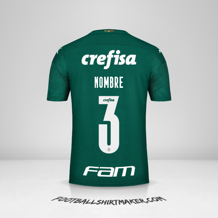 Camiseta Palmeiras Libertadores 2020 -  nombre - 3